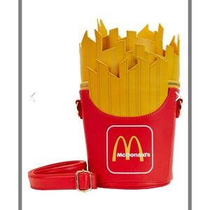 NWT Loungefly McDonald's French Fries Crossbody Bag Purse Backpack